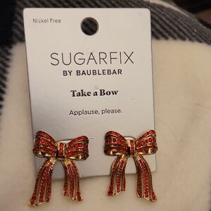 Sugarfix By Baublebar Bow Earrings NWT